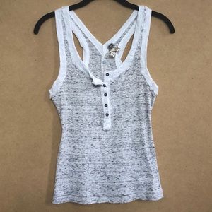 We The Free Henley Racerback Tank